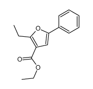 3-FURANCARBOXYLIC ACID, 2-ETHYL-5-PHENYL-, ETHYL ESTER picture