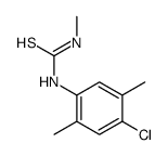 1-(4-chloro-2,5-dimethylphenyl)-3-methylthiourea结构式