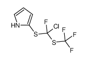 2-[chloro-fluoro-(trifluoromethylsulfanyl)methyl]sulfanyl-1H-pyrrole Structure