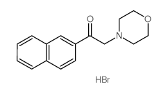 2-morpholin-4-yl-1-naphthalen-2-yl-ethanone structure