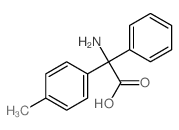 2-amino-2-(4-methylphenyl)-2-phenylacetic acid结构式