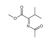 methyl 2-acetylimino-3-methylbutanoate结构式