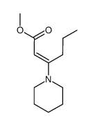 3-Piperidino-2-hexensaeure-methylester结构式