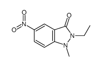 3H-Indazol-3-one,2-ethyl-1,2-dihydro-1-methyl-5-nitro-(9CI) Structure
