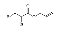 2,3-dibromo-butyric acid allyl ester Structure