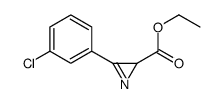 ethyl 3-(3-chlorophenyl)-2H-azirine-2-carboxylate Structure