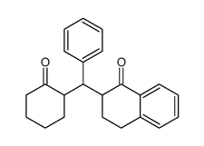 2-[(2-oxocyclohexyl)-phenylmethyl]-3,4-dihydro-2H-naphthalen-1-one Structure