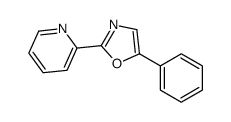 5-phenyl-2-pyridin-2-yl-1,3-oxazole结构式