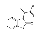 2-(2-Oxobenzothiazolin-3-yl)propanoyl chloride Structure