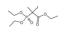 ethyl 2-(diethoxyphosphoryl)-2-iodopropanoate Structure