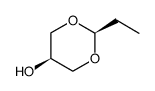 cis-2-ethyl-[1,3]dioxan-5-ol Structure