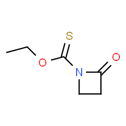 1-Azetidinecarbothioicacid,2-oxo-,O-ethylester(9CI) structure