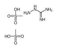 2-aminoguanidine,methanesulfonic acid Structure