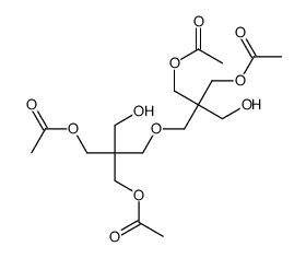 2,2'-[oxybis(methylene)]bis[2-(hydroxymethyl)propane-1,3-diyl] tetraacetate结构式