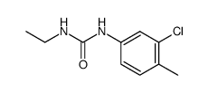 1-(3-chloro-4-methylphenyl)-3-ethylurea结构式