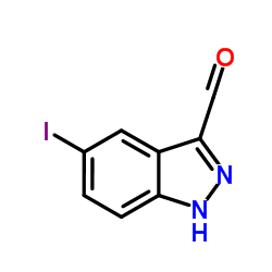 5-Iodo-1H-indazole-3-carbaldehyde Structure