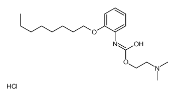 dimethyl-[2-[(2-octoxyphenyl)carbamoyloxy]ethyl]azanium,chloride结构式