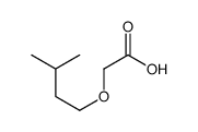 (3-methylbutoxy)acetic acid Structure