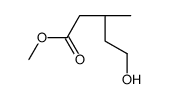 methyl (3S)-5-hydroxy-3-methylpentanoate结构式