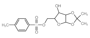 1,2-O-(1-methylethylidene)-5-O-[(4-methylphenyl)sulfonyl]pentofuranose Structure