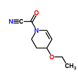 Pyridine, 1-(cyanocarbonyl)-4-ethoxy-1,2,3,4-tetrahydro- (9CI) structure