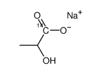 dl-lactic acid-14c sodium salt Structure