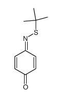 N-(t-butylthio)-p-benzoquinone imine Structure