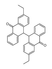 3,3'-Diethyl[9,9'-bianthracene]-10,10'(9H,9'H)-dione结构式