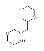 3-(morpholin-3-ylmethyl)morpholine structure