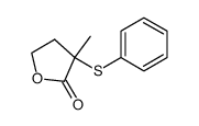 α-Methyl-α-(phenylthio)-γ-butyrolactone Structure
