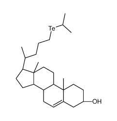 24-(isopropyltelluro)chol-5-en-3 beta-ol structure