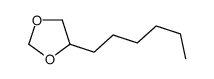 4-hexyl-1,3-dioxolane结构式
