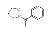 N-methyl-N-phenyl-1,3,2-dioxaphospholan-2-amine结构式