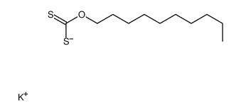 potassium,decoxymethanedithioate Structure