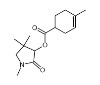 (1,4,4-trimethyl-2-oxopyrrolidin-3-yl) 4-methylcyclohex-3-ene-1-carboxylate Structure