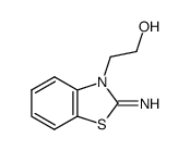 3(2H)-Benzothiazoleethanol,2-imino-(9CI) structure