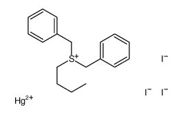 dibenzyl(butyl)sulfanium,mercury(2+),triiodide结构式