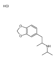 1-benzo[1,3]dioxol-5-yl-N-propan-2-yl-propan-2-amine hydrochloride Structure