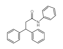 Benzenepropanamide,N,b-diphenyl- structure