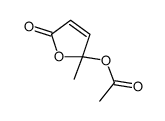 5-(acetyloxy)-5-methyl-2(5H)-Furanone结构式