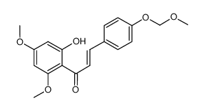 1-(2-hydroxy-4,6-dimethoxyphenyl)-3-(4-(methoxymethoxy)phenyl)prop-2-en-1-one Structure
