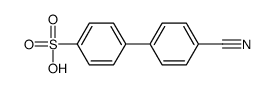 4'-CYANO-4-BIPHENYLSULFONIC ACID Structure