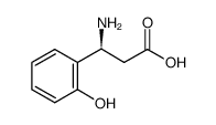 (S)-3-AMINO-3-(2-HYDROXYPHENYL)PROPANOIC ACID structure