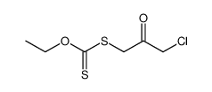 dithiocarbonic acid (3-chloro-2-oxo-propyl) ester ethyl ester Structure