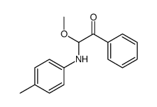 2-methoxy-2-(4-methylanilino)-1-phenylethanone Structure