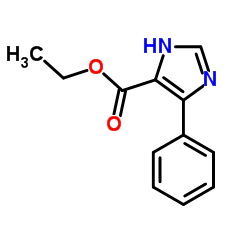 Ethyl 4-phenyl-1H-imidazole-5-carboxylate Structure