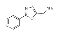 (5-(PYRIDIN-4-YL)-1,3,4-OXADIAZOL-2-YL)METHANAMINE结构式