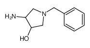 4-Amino-1-benzyl-3-pyrrolidinol结构式