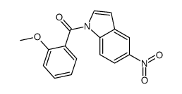 (2-methoxyphenyl)-(5-nitroindol-1-yl)methanone结构式