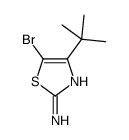 5-溴-4-(叔丁基)-1,3-噻唑-2-胺结构式
